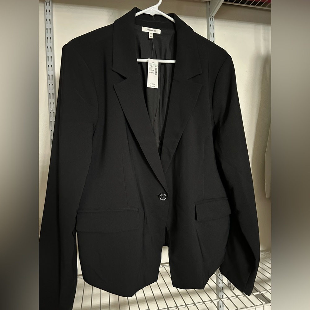 Women’s Maurice’s Black Blazer NWT Sz XL